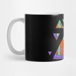 Forest with a Deer Cut Paper Landscape Mug